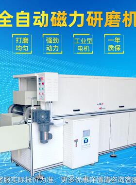 全自动磁金力研磨机 五去毛生力产线磁抛光机 输DY-5000Z送线边磁