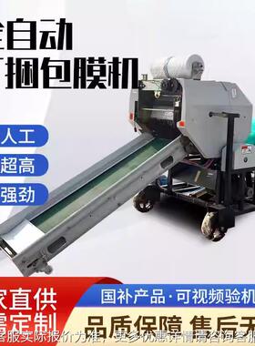 草秸RWQ秆一捆包膜体机 青储打包机 全自动青贮打草料牧打包机