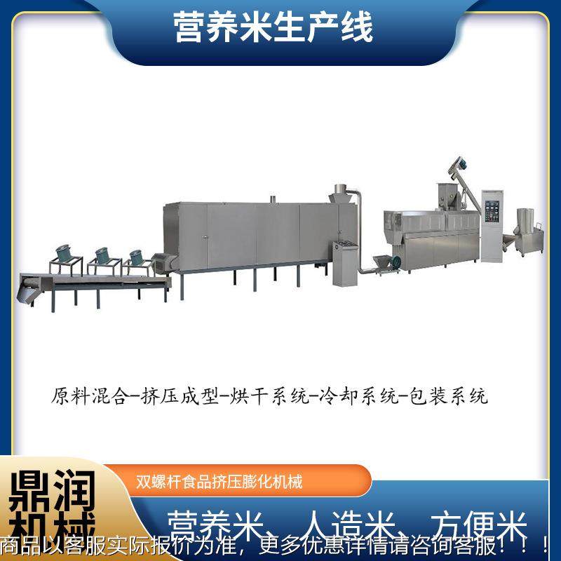 即食方便米饭加产设备 蒸自热免米工饭CSY生线 人工合成大米机器