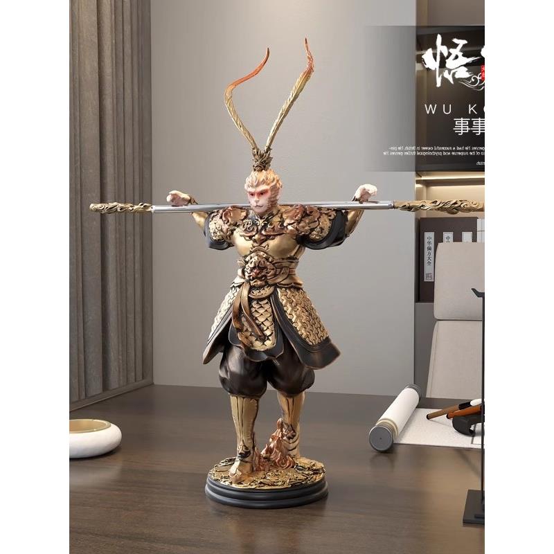 创意中式齐天大圣孙悟空桌面装饰摆件斗战胜佛手办电视柜茶台摆设