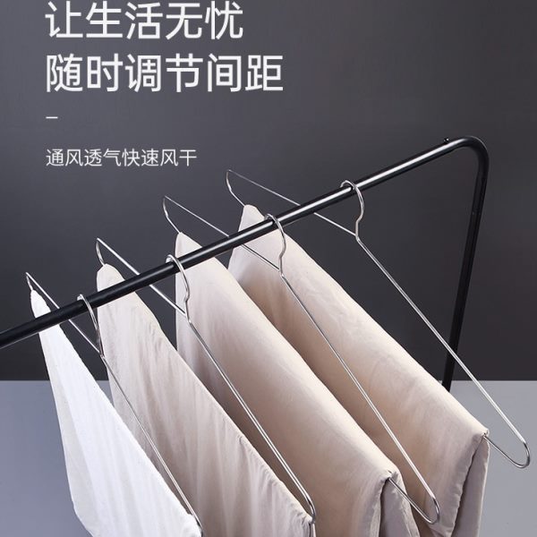 [茜茜专享]喜家家晾衣架杆实心不锈钢晒被子床单家用阳台挂衣架