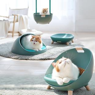 通用吊床猫睡觉咪猫用小沙宠物用品猫冬季 大福猫窝发四季 保暖