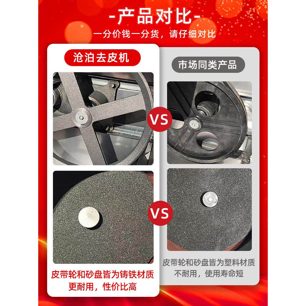 商用不锈钢电动清洗去皮机土豆去皮机
