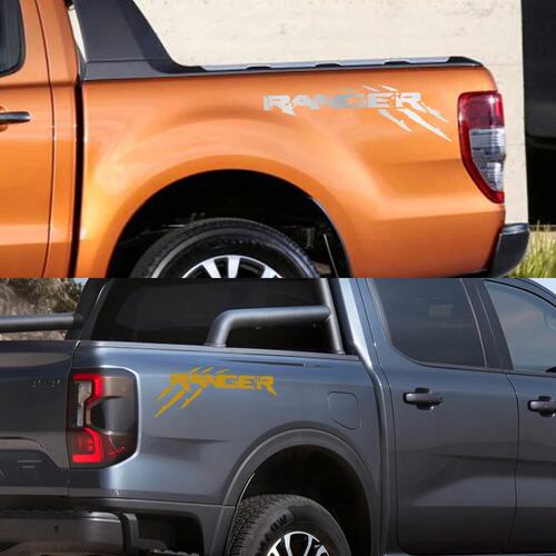 适用于福特 Ranger Raptor 汽车贴纸卡车后备箱侧面改装