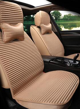 新款硅胶滑全包围养防生汽座垫苦荞皮壳半包亚麻55713坐麦垫四车
