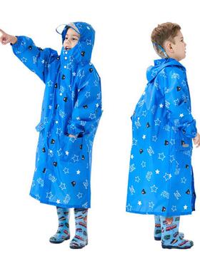 卡YIR通宝宝儿大边儿童雨衣男婴幼儿小学学生长分裂雨具与女书包B