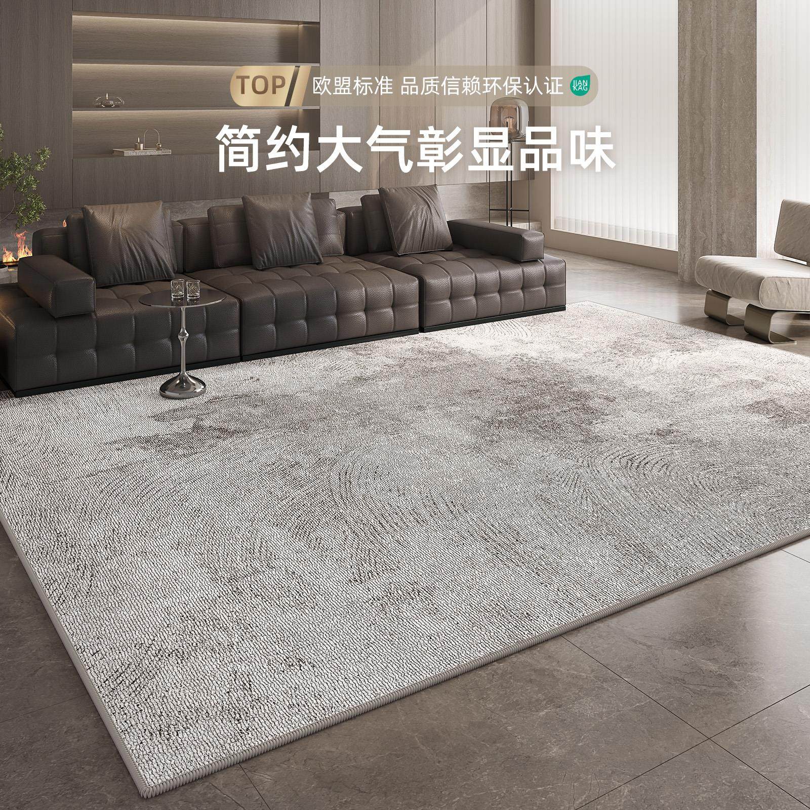 地毯客免洗可擦202XD202195新款轻奢高色级感灰免室打理沙发防水