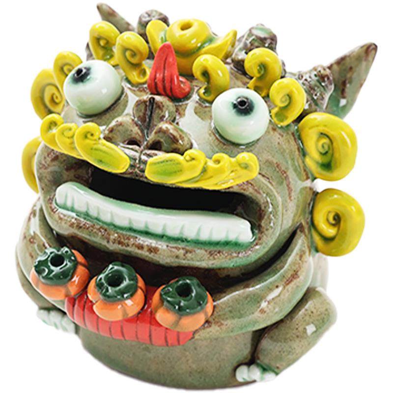 龙生九子中风陶瓷流香炉家炉用室内可爱创国意线龙生九子香实用茶