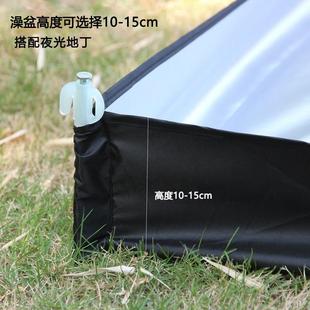 定制澡盆式地加VQZ防水牛防津布云界地席户外帐篷底布部专用潮厚