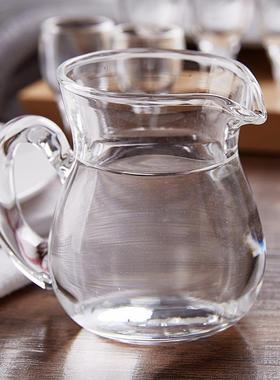 加壶厚酒二两玻分酒器饭店用白酒杯小盅01274带刻度酒家用璃分酒