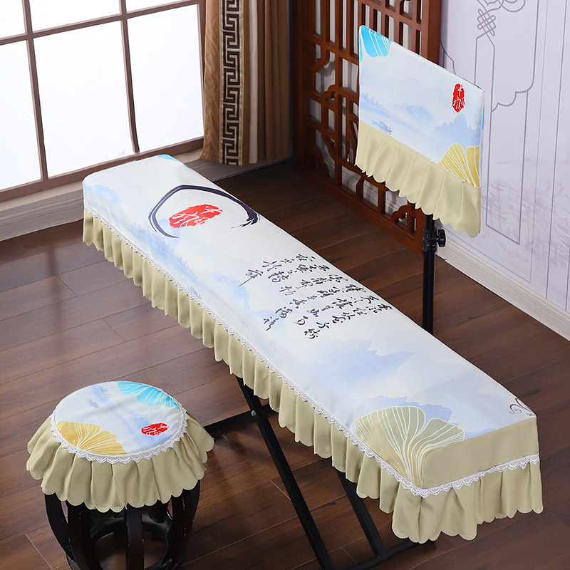 新中式古筝罩防尘罩高档敦煌通用款中国风古筝套盖布古筝琴罩典雅