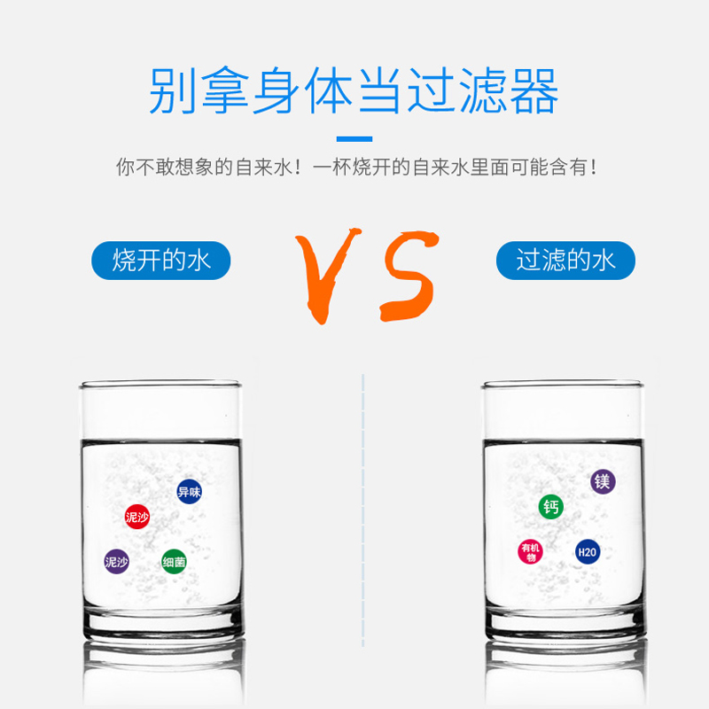 怡淼净水器滤芯通用家用五级六级净水机7寸pp棉活性炭全套过滤芯