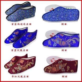 包邮 寿鞋 送老衣老人殡葬用品厂家 女棉鞋 寿衣女全套配件老北京布鞋