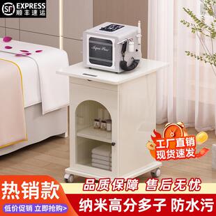 实木美容专用小推车仪器推车美容仪器置物架美容仪器医用专用推车