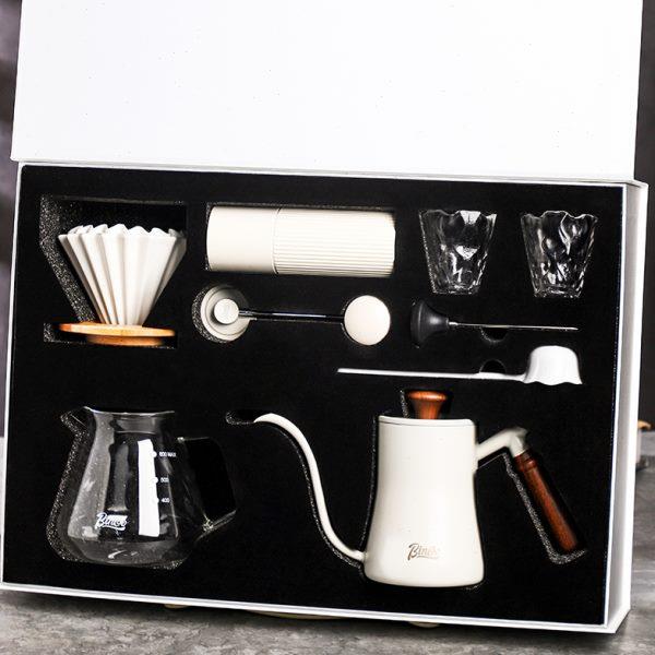 Bincoo手冲咖啡壶套装咖啡滤杯滴漏萃取过滤器研磨机器具咖啡套装