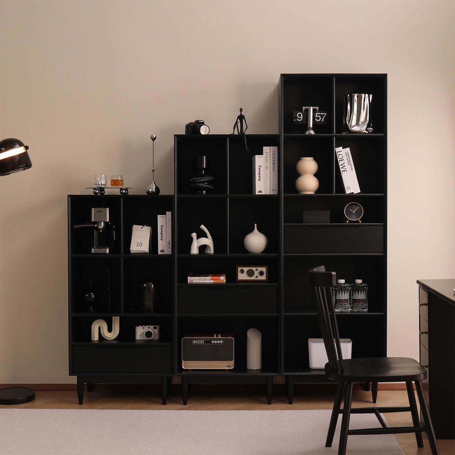 艾迪嘉 图图展示柜 实木书架家用客厅靠墙置物架书房书柜简约组合,住宅家具,书架,淘宝优惠券,粉丝福利购,淘宝优惠卷