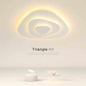 卧室吸顶灯简约现代创意个性 房间led灯几何设计感北欧书房灯具