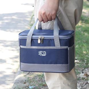 韩式加厚铝箔保温袋手提便当带子防水便当包冷藏冰包保鲜带饭包