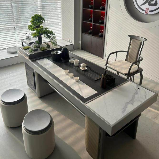 新中式禅意白蜡木茶桌椅组合轻奢实木茶台休闲 茶室烧水一体泡茶,住宅家具,家用茶台/茶桌,淘宝优惠券,粉丝福利购,淘宝优惠卷