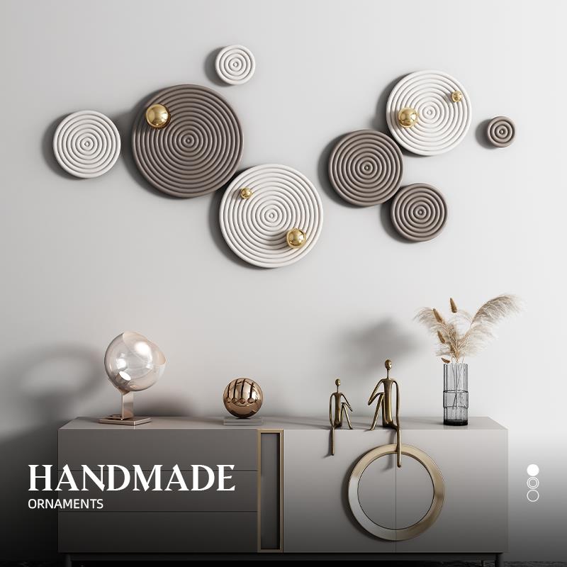 现代轻奢墙饰客厅墙上装饰品沙发背景墙挂件餐厅墙面装饰玄关挂饰