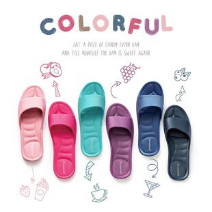 中国台湾进口拖鞋女家用夏天室内静音超轻eva浴室防滑防臭凉拖鞋