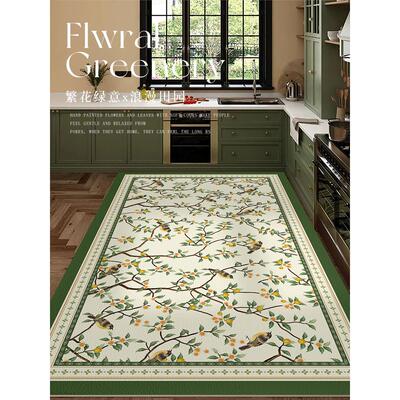 厨房专用硅藻泥吸水地垫双面防滑软垫科技皮地毯方形耐脏干燥垫