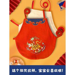 又名虎头鞋和帽子手工刺绣DIY材料包孕妇和婴儿用品肚兜婴儿年的