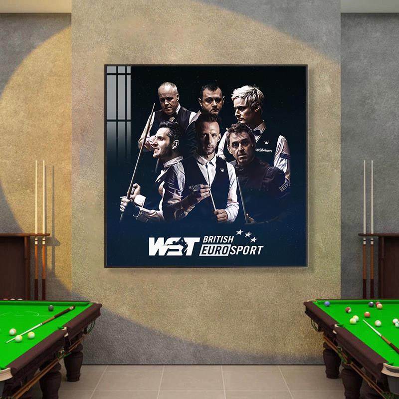 台球厅装饰挂画黑白复古工业风桌球室海报图怀旧壁画斯诺克背景墙,家居饰品,现代装饰画,淘宝优惠券,粉丝福利购,淘宝优惠卷