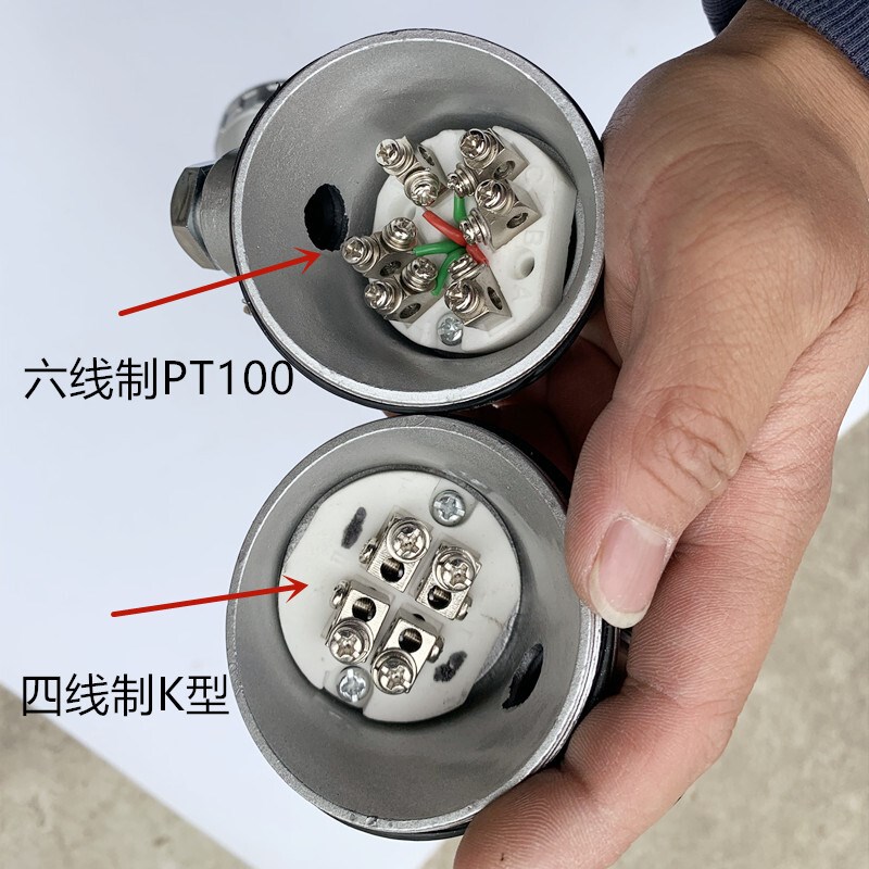 WZP2230/WRN2130/双支六芯PT100铂热电阻/传感器 K231型热电偶
