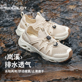 女款 速干 干夏季 斯柏锐户外溯溪鞋 防滑透气运动沙滩凉鞋 厚底涉水