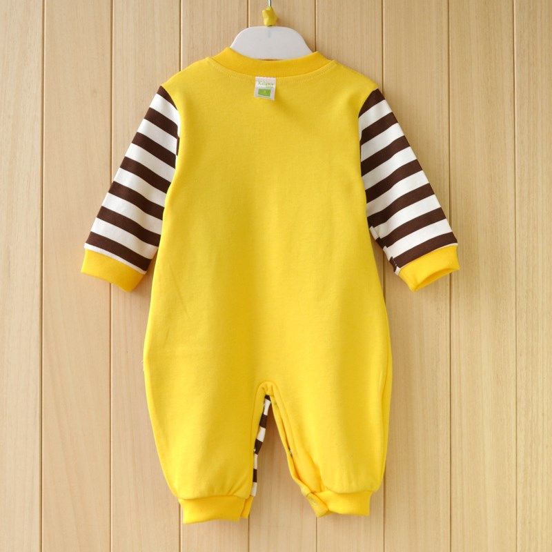 婴儿连体衣4男5女宝宝6秋款8衣服9三个月7个月2春秋1岁卡通0春装3