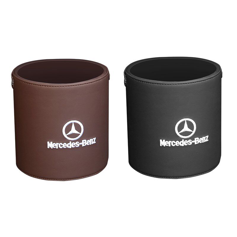 奔驰GLE350GLS450GLBGLA车载垃圾桶杂物收纳置物专用盒汽车内用品