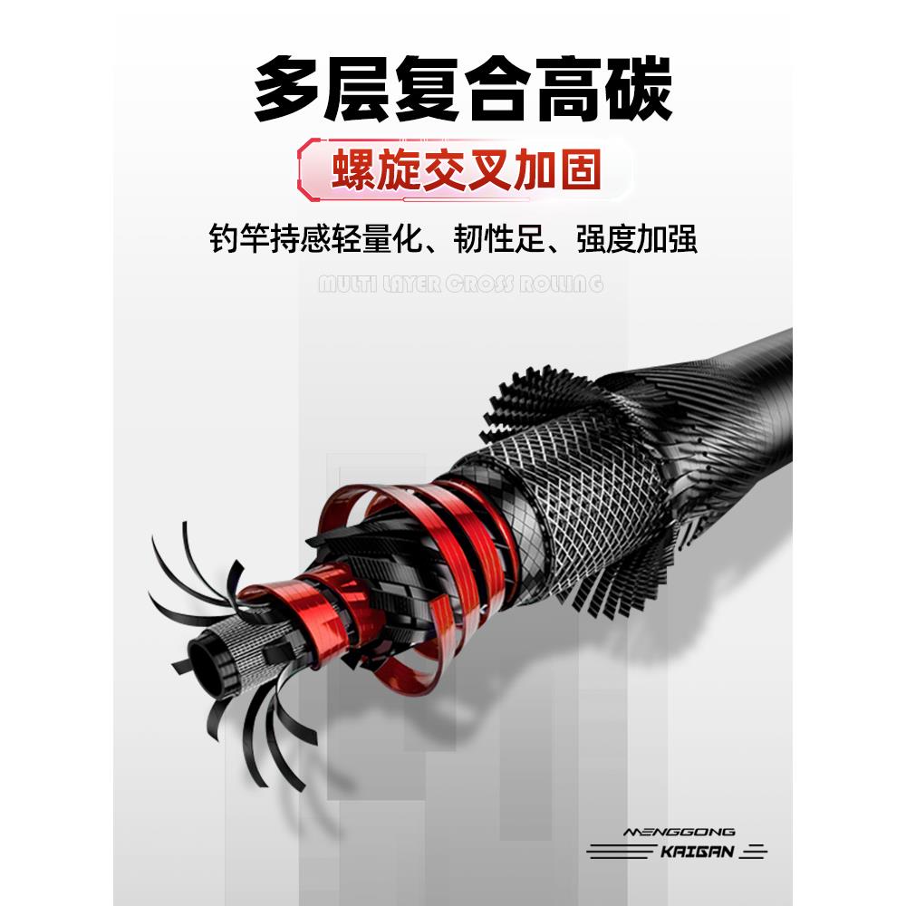 猛攻开淦黑坑鱼竿超硬19调罗非鲫鲤飞磕偷驴8H竞技专用钓鱼竿手杆