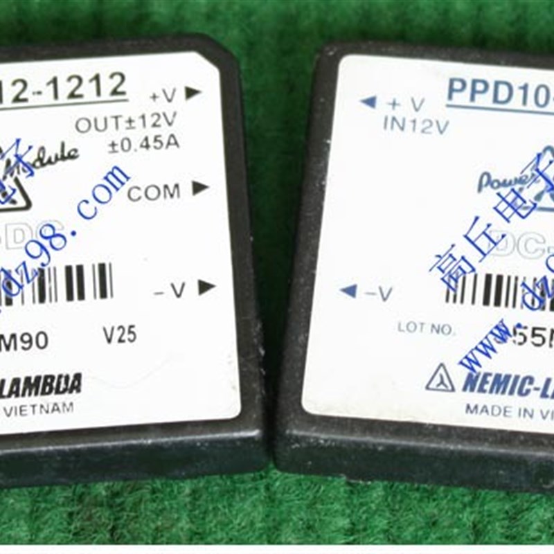 日本LAMBDA PPD10-12-1212 12转正负12V 0.45A隔离电源模块