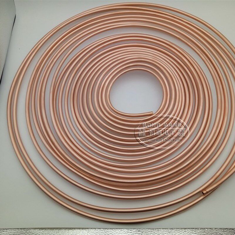 冰箱冰柜盘管蚊香盘6MM/8MM铜管冰箱空调铜管紫铜管12米制冷维修