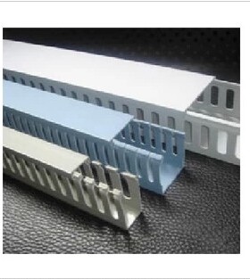 优质 PVC方线槽40*50 电机柜用 走线槽 兰色 灰色行线槽
