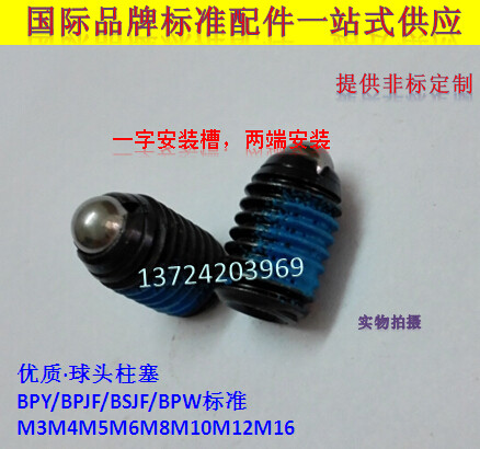 特级精品 波珠螺丝球头柱塞BPY/BPJF/BSJF/BPW 相当米思米品质