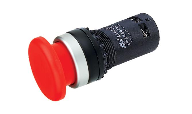 天博按钮 按钮开关 LAY39D-11M/206A 蘑菇钮 22mm 台博电器图片