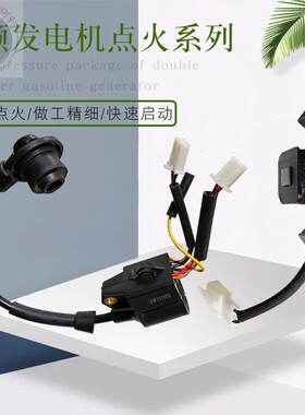华士丹24V货车空调静音增程变频汽油发电机配件 148F高压包点火器
