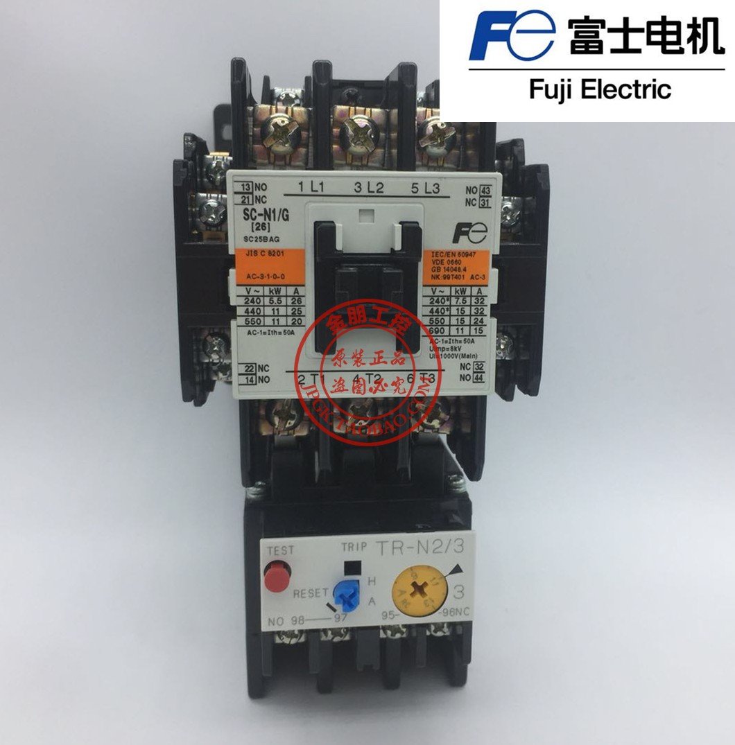 原装正品日本富士接触器 SWN1/G/3H DC24V 913A SCN1/G