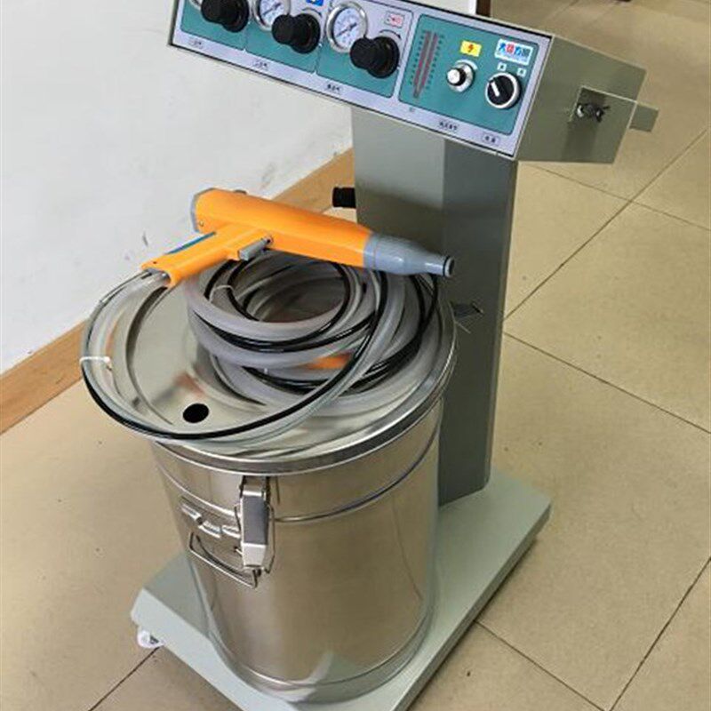 静电喷涂机圆形方形不绣钢粉桶喷枪手动自动筛粉机