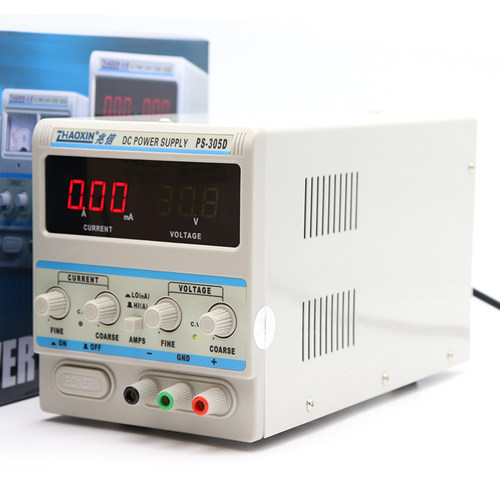 兆信 PS-305D直流可调电源0-30V0-5A mA/A转换线性直流电源