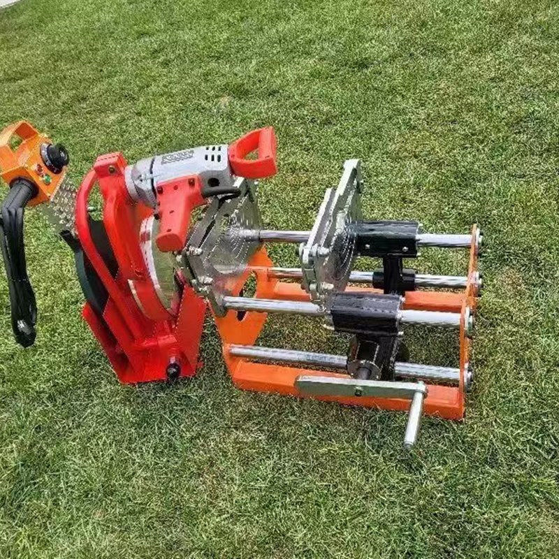 HDPE壁管热熔焊机虹吸同层排水对焊机手动薄管件支架PE热熔对焊机