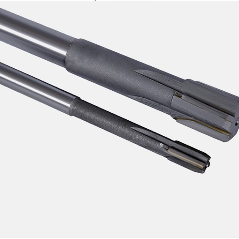 直柄铰刀镶硬质合金加长钨钢铰刀机用绞刀4 5 6 8 10 12 14 16mm