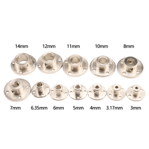 法兰联轴器刚性法兰盘凸缘3/4/5/6/8/10/11/12mm联轴器导向轴支座