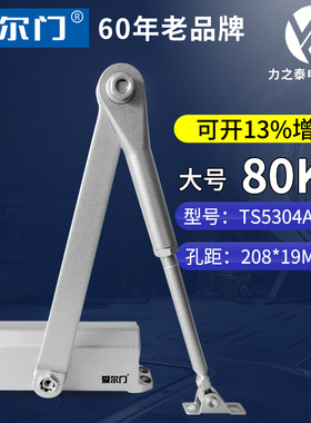 爱尔门ARMOR闭门器 53大号90度定位液压防冻可调家用自动拉关门器