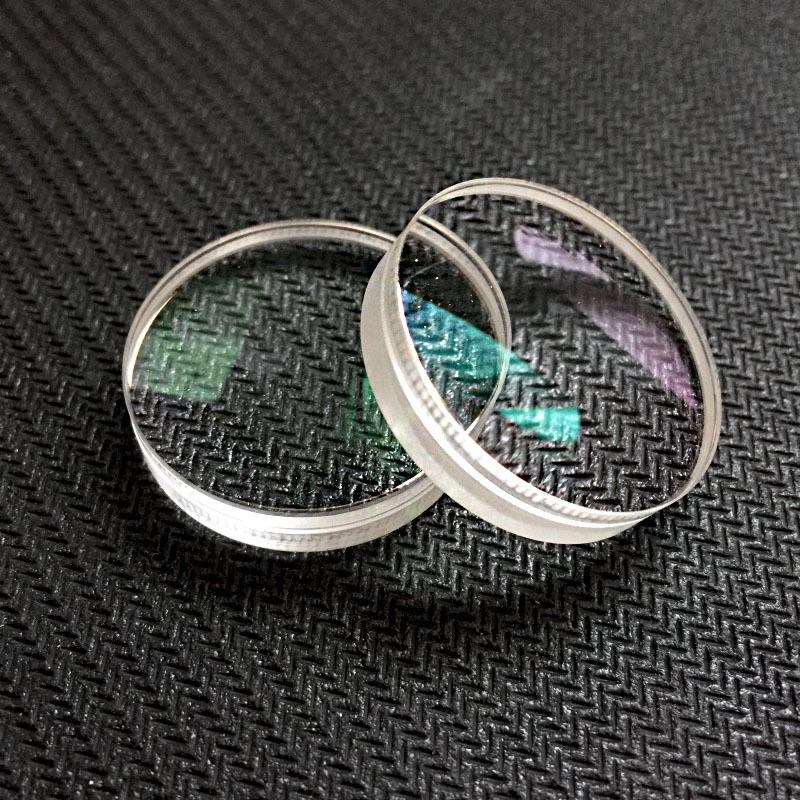 k9透镜 石英光学玻璃凸透镜 双凹胶合消色差平凸透镜光学镜片