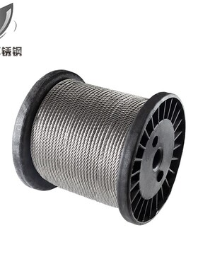 304不锈钢钢丝绳316起重钢缆软包塑晾衣绳1.5/2/3/4/5/6/8/10mm粗