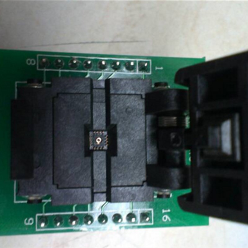 全新原装QFN16测试座 16QN50S23030-C测试座 间距0.5MM 体积3X3MM