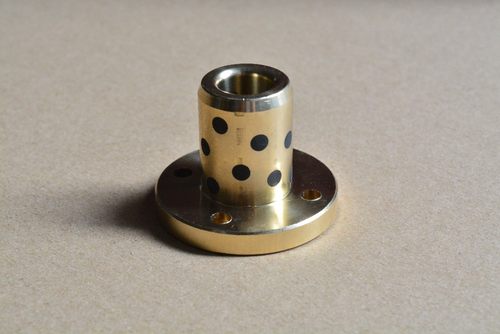 link cnc 3D打印机 圆型 法兰铜套JDB固体润滑石墨套 法兰轴承